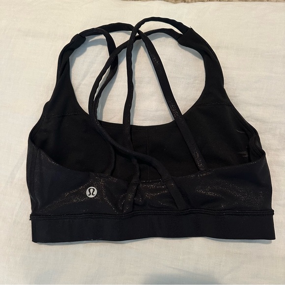 Lululemon Black Strappy Women's Sports Bra - Picture 2 of 3